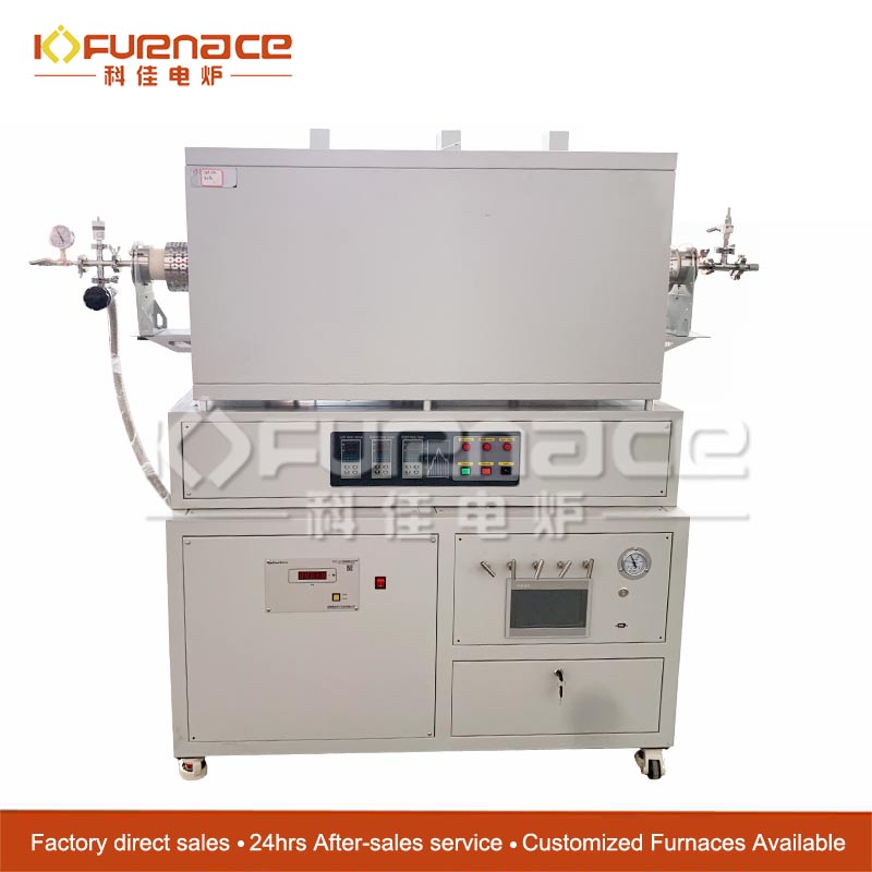 3 temperature zone tube furnace CVD system_Zhengzhou Kejia Furnace