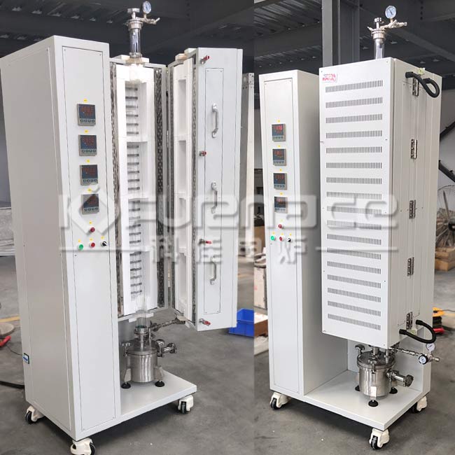 fluidized bed vertical tube furnace