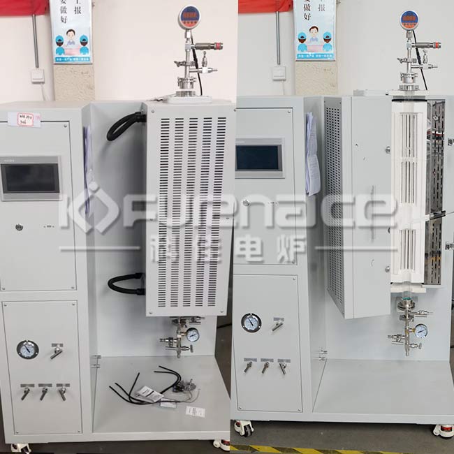 Customized vertical tube furnace CVD system