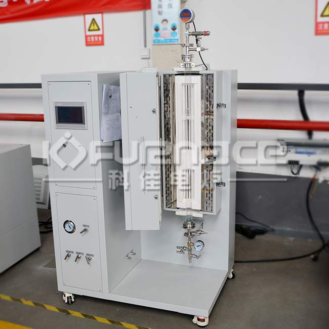 Customized vertical tube furnace CVD system