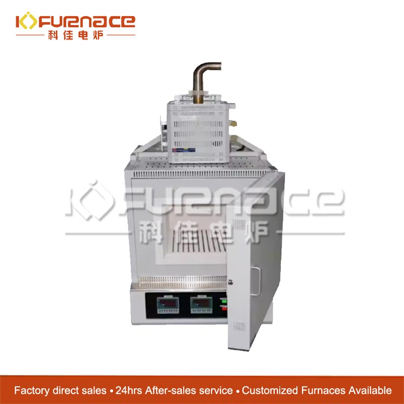 KJ-M1700-12LF Chamber furnace with waste gas combustion treatment