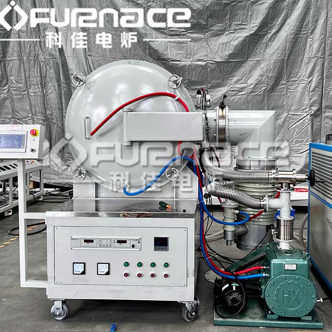 KJ-V1600-36LW vacuum heat treatment furnace for lunar soil brick sintering