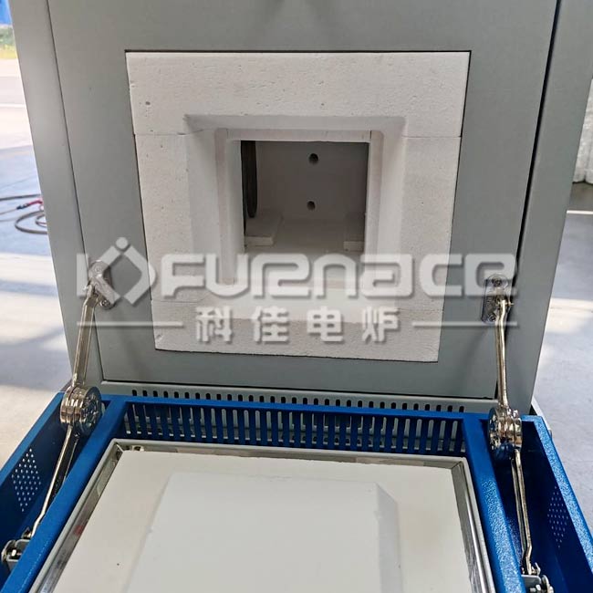 KJ-M1400-3.4LX Drop-Down-Door Box Muffle Furnace