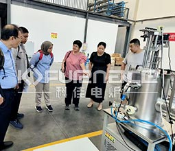 Malaysian customers came to our factory to inspect the magnetron sputtering coating equipment