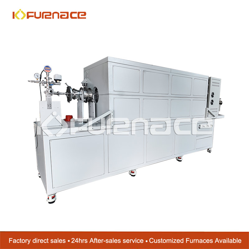 Intermittent rotary tube furnace