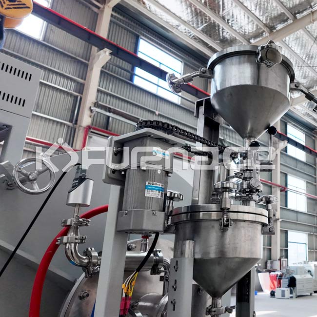 Industrial vacuum graphite rotary tilting tube furnace
