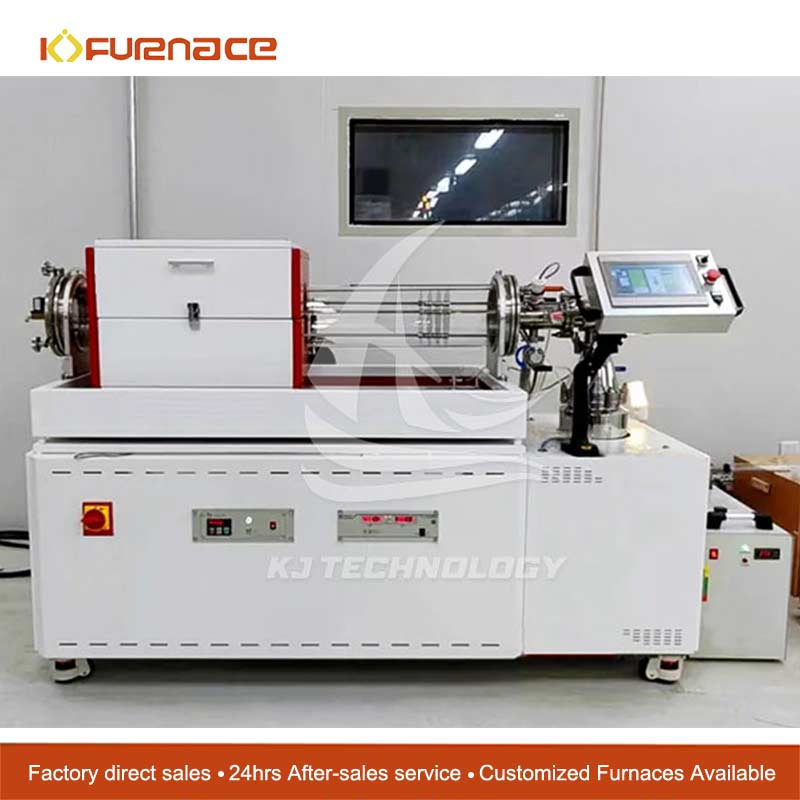 Horizontal tube brazing furnace