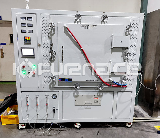 High-temperature atmosphere furnace for anode materials