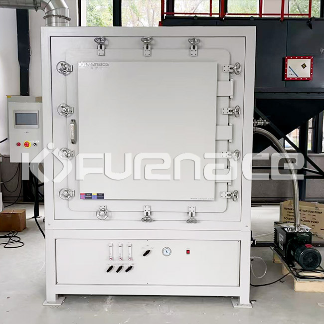 KJ-A1700-216LZ 1700℃ Large Touch Screen Box Atmosphere Furnace