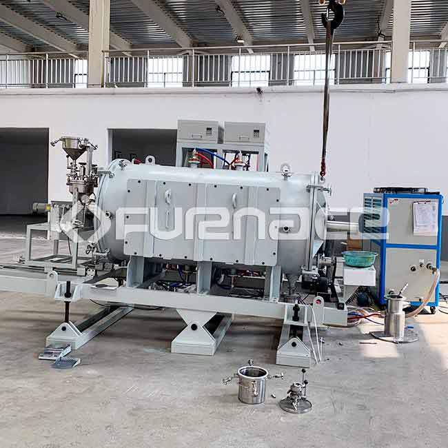 Industrial vacuum graphite rotary tilting tube furnace