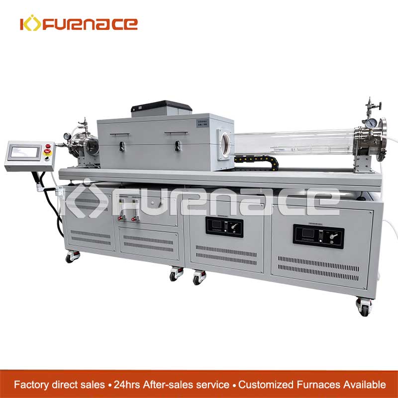 1100 °C Sliding Tube Furnace for annealing